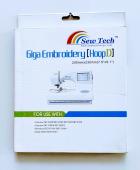 Пяльцы для бытовых вышивальных машин Giga Embroidery (Hoop D)200 мм*230 мм (7,9*9,1")